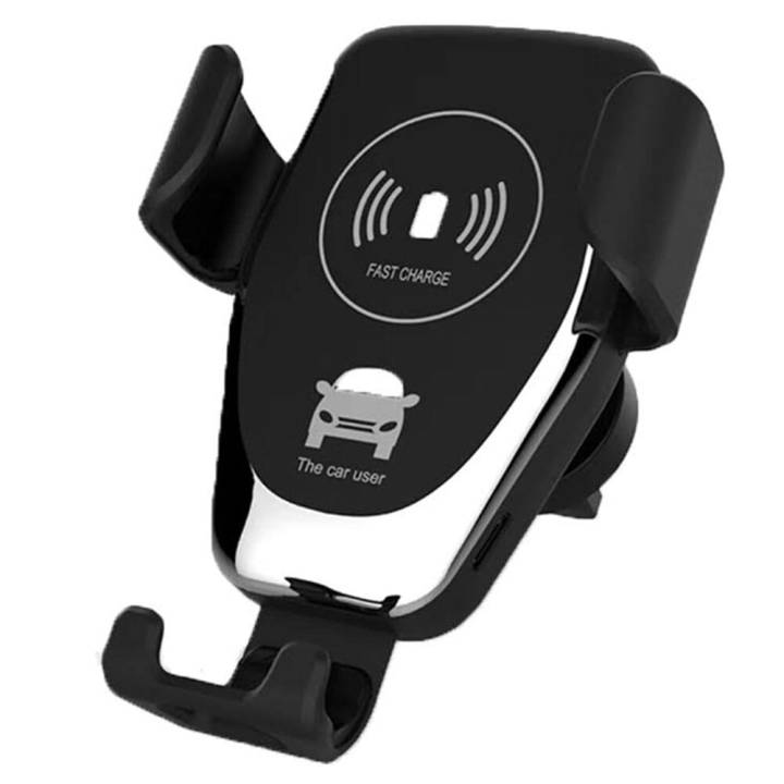 2in1 Automatic Qi Wireless Car Charging Charger Mount Holder Phone Vent Y2H0